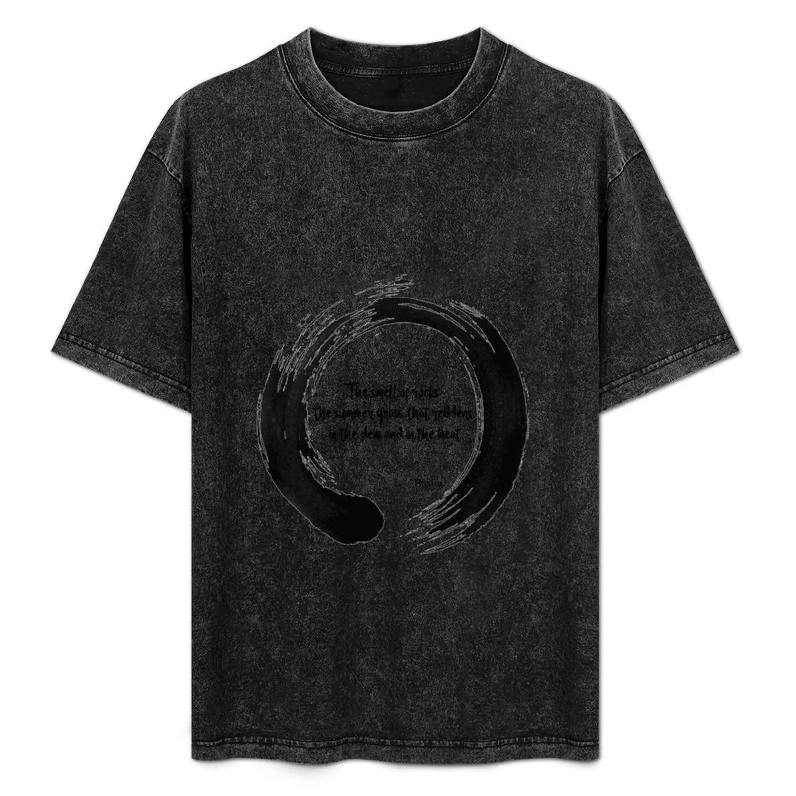 Haiku Bashō T-Shirt baggy shirts custom t shirt mens cotton t shirts