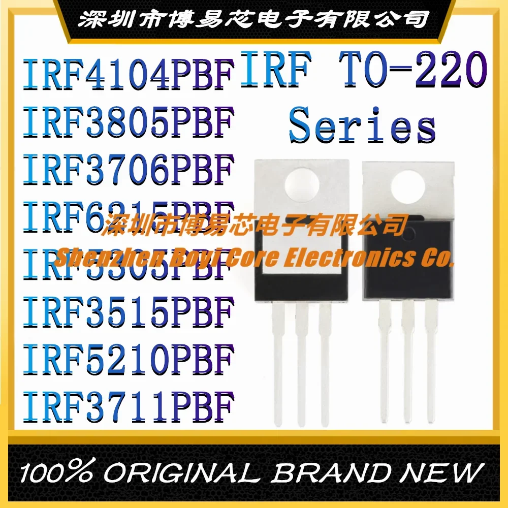 

IRF4104PBF IRF3805PBF IRF3706PBF IRF6215PBF IRF5305PBF IRF3515PBF IRF5210PBF IRF3711PBF Original Genuine