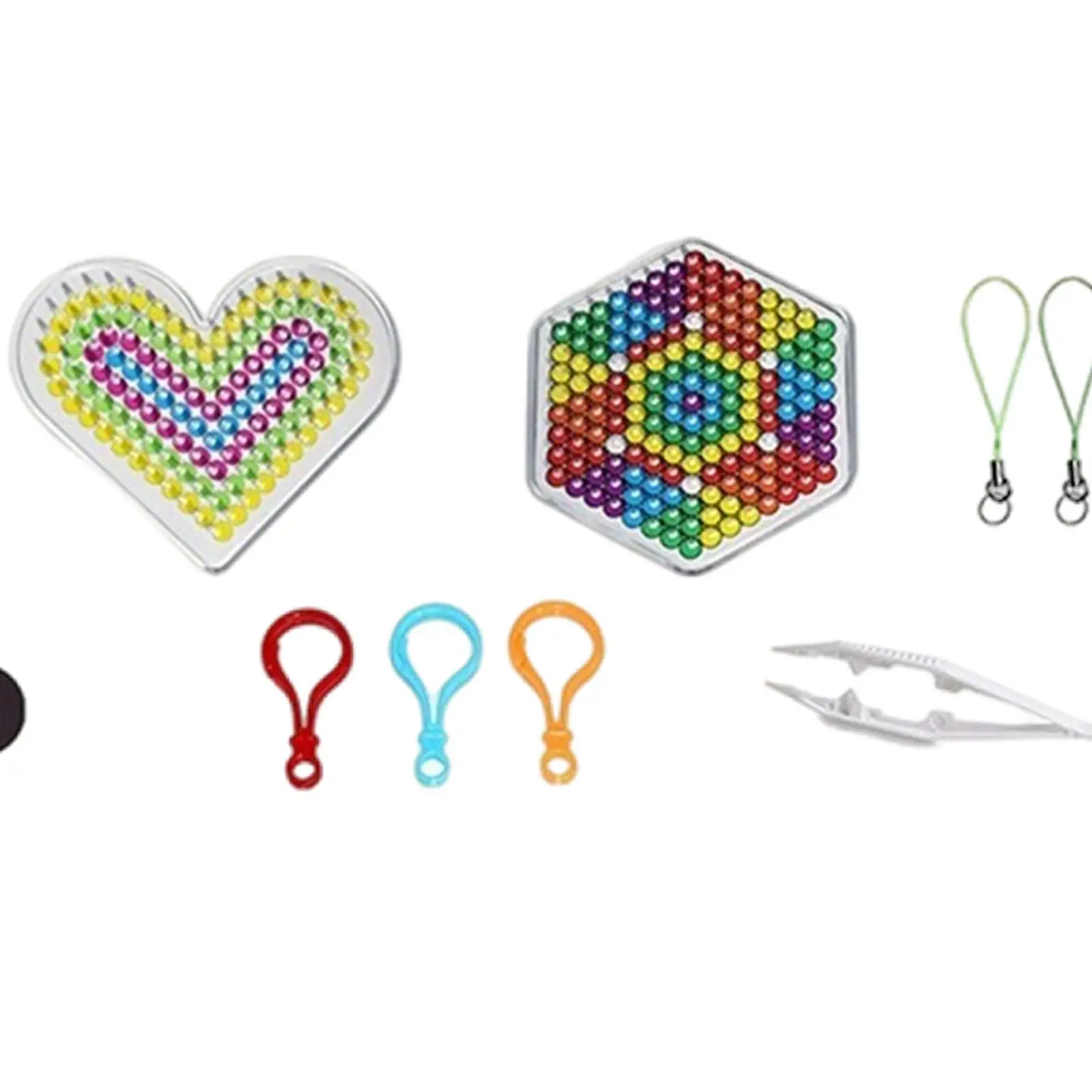 

2400x Hama Beads Fuse Beads Craft Kit Pixel Art Project Beading Kit 24 Colors 3D