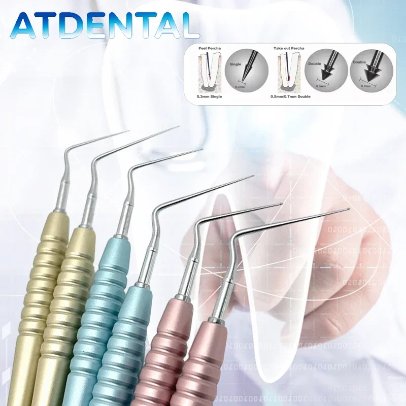 

1/6pcs Dental Endo GPRS Root Tip Extractor Stainless Steel GP Remover Spear Endodontic File for Canal Foreign Body Removalpcs