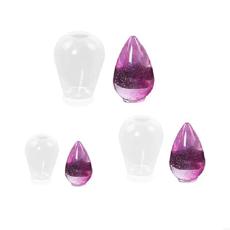 DIY Crystal Dropper Silicone Mold Set Smooth and Realistic Crafts Creating Mold for Home Studio and Exhibitions