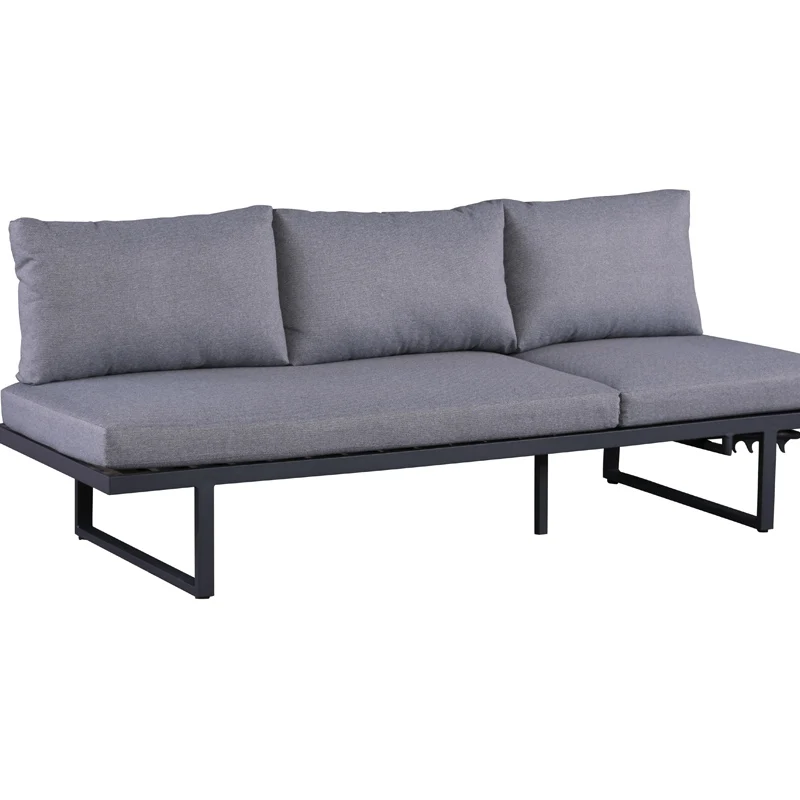 مجموعة أرائك حديقة الفناء الحديثة الخارجية لصالون دي جاردين الفاخر للشرفة