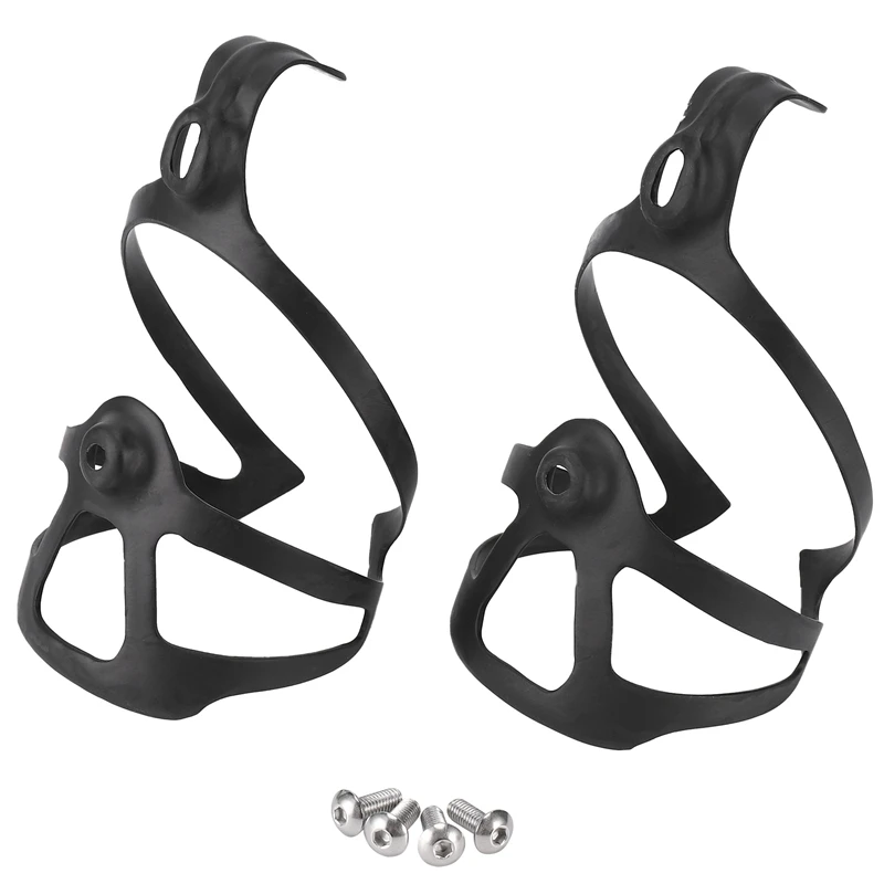 New 2PCS Full Carbon Fiber Water MTB Road Bike Bottle Cage Lightweight Bike Bottle Holder Bicycle Accessories