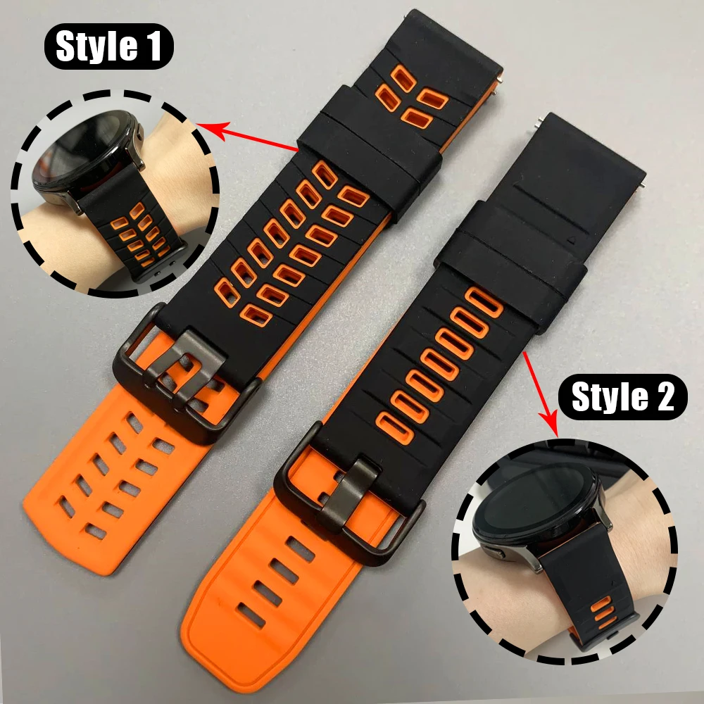 22mm Watchband For Garmin Venu 4 45mm Silicone Sport Strap For Garmin Forerunner 265 255 Music 570 Vivoactive4 Venu 3 2 Bracelet