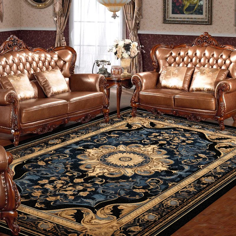 

American Style Persia Carpet Living Room Large Area Sofa Area Rugs Bedroom Cloakroom Non-slip Floor Mat Entrance Mat Washable