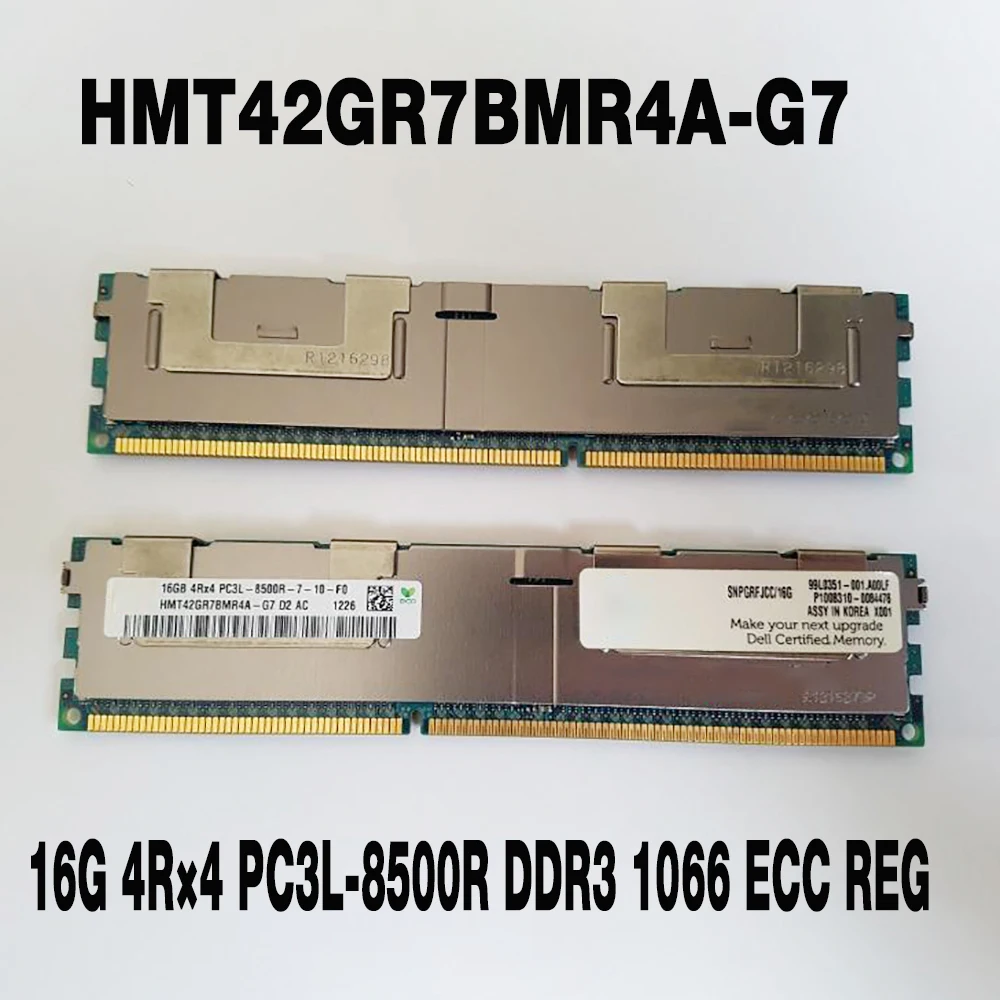 

1PCS HMT42GR7BMR4A-G7 16G 4R×4 PC3L-8500R DDR3 1066 ECC REG For SKhynix Server Memory
