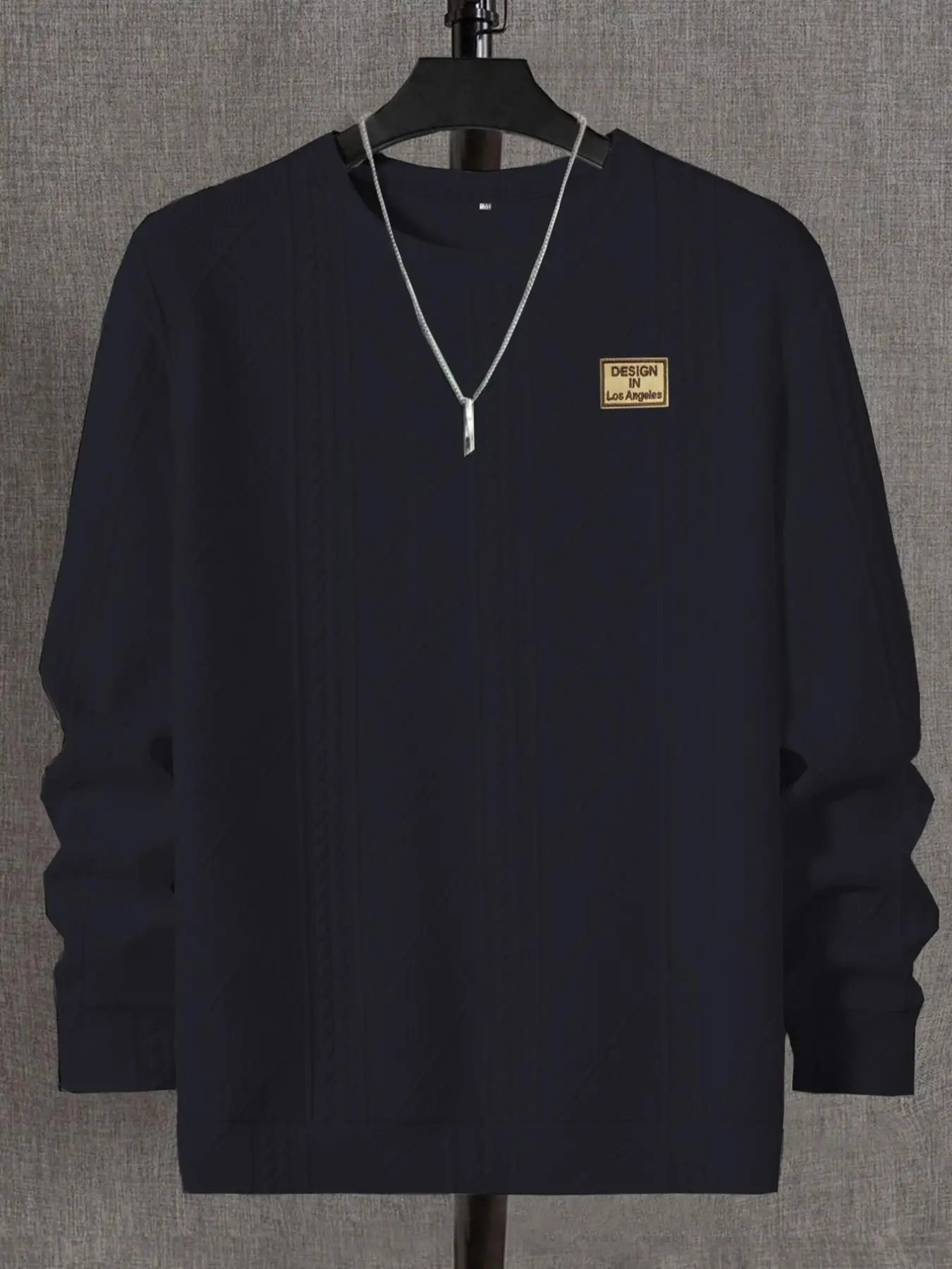 Herren Mode Rundhals Casual Langarm-Sweatshirt Stylischer Pullover für Tägliches Tragen Komfortables und Trendiges Design – Detail 16
