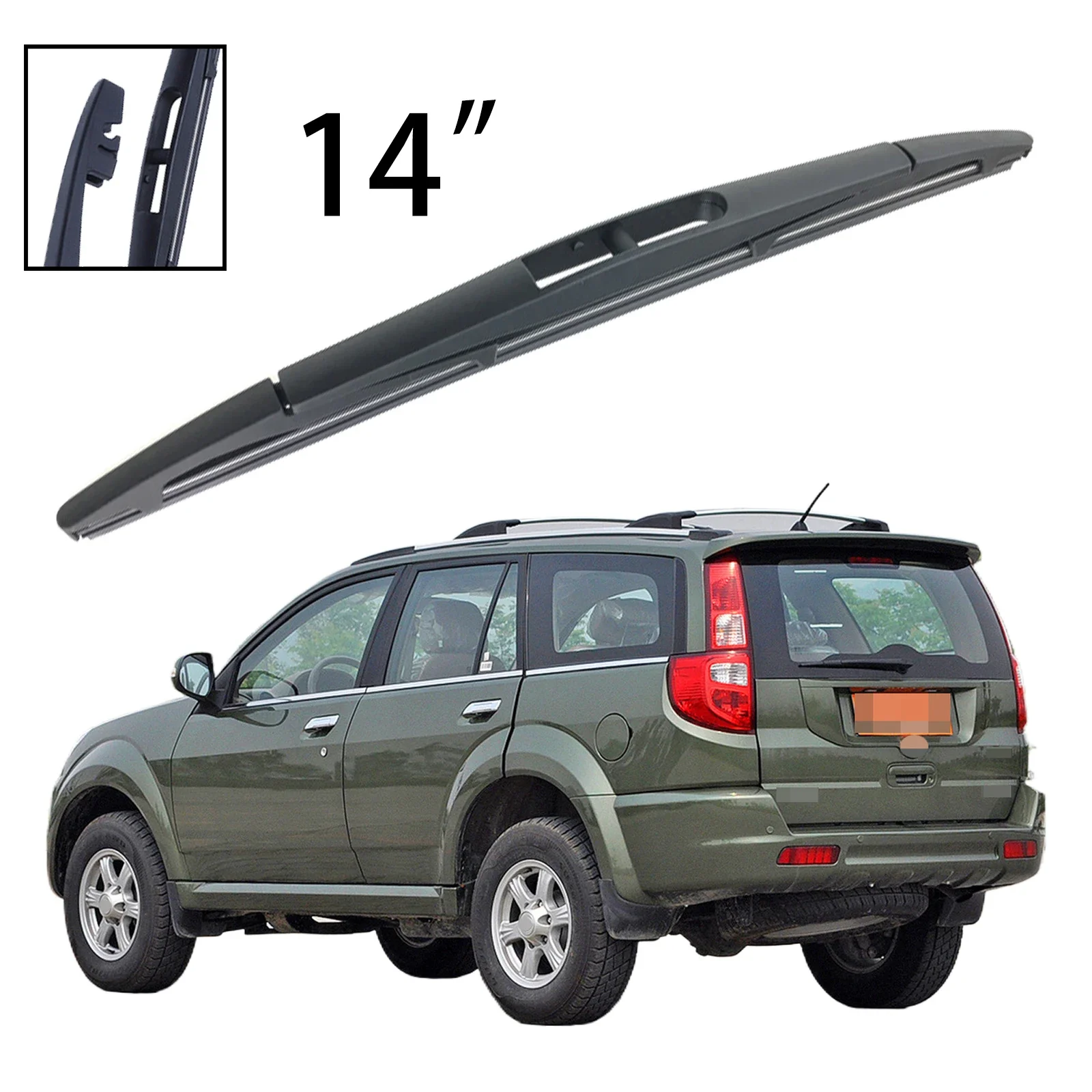 

For Great Wall Hover Haval H3 2005-2012 Car Accessories 14" Rear Windshield Windscreen Washer Wiper Blade