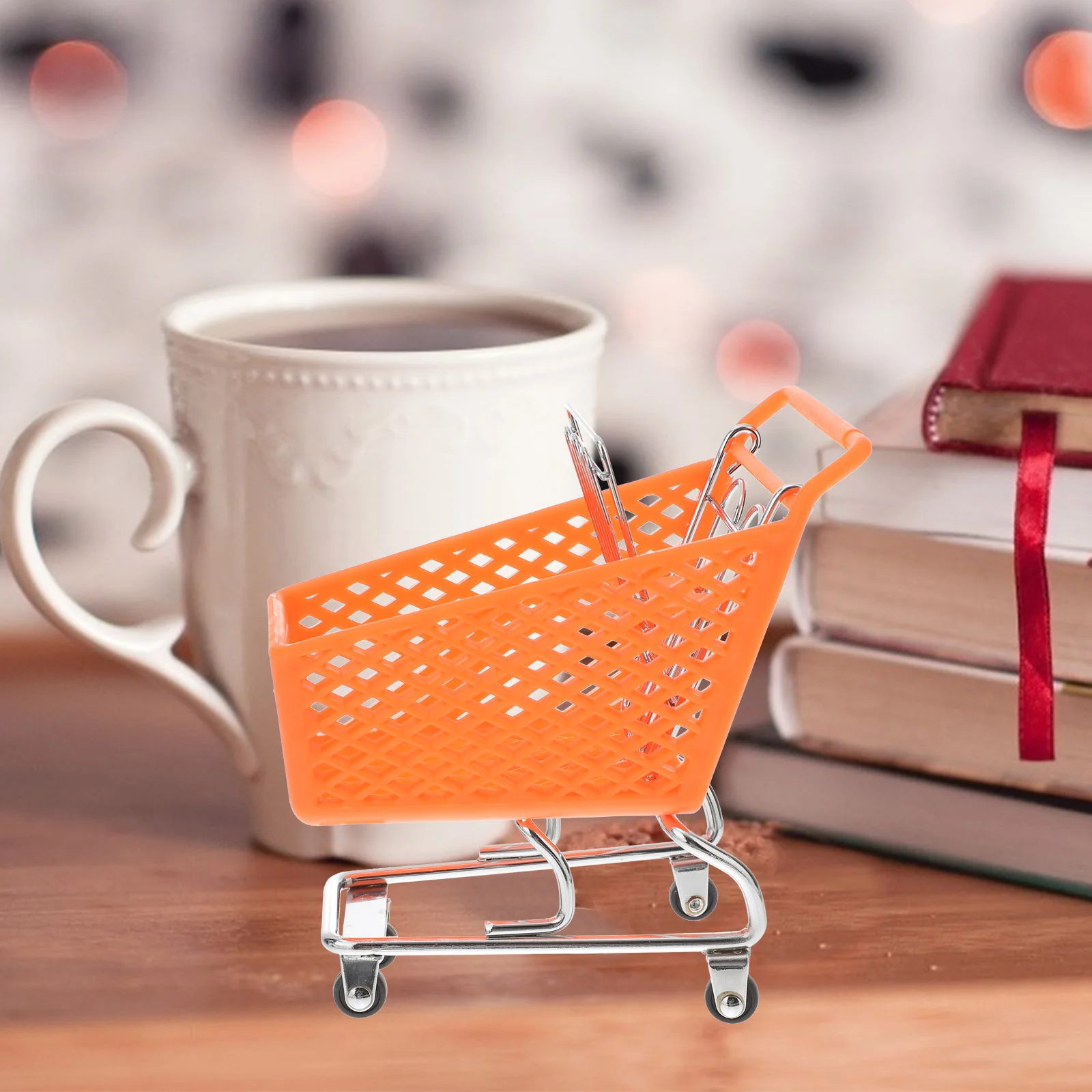 Lip Gloss Holder Shopping Cart Storage Basket Baskets Organizer Snack Rack Candy Toddler