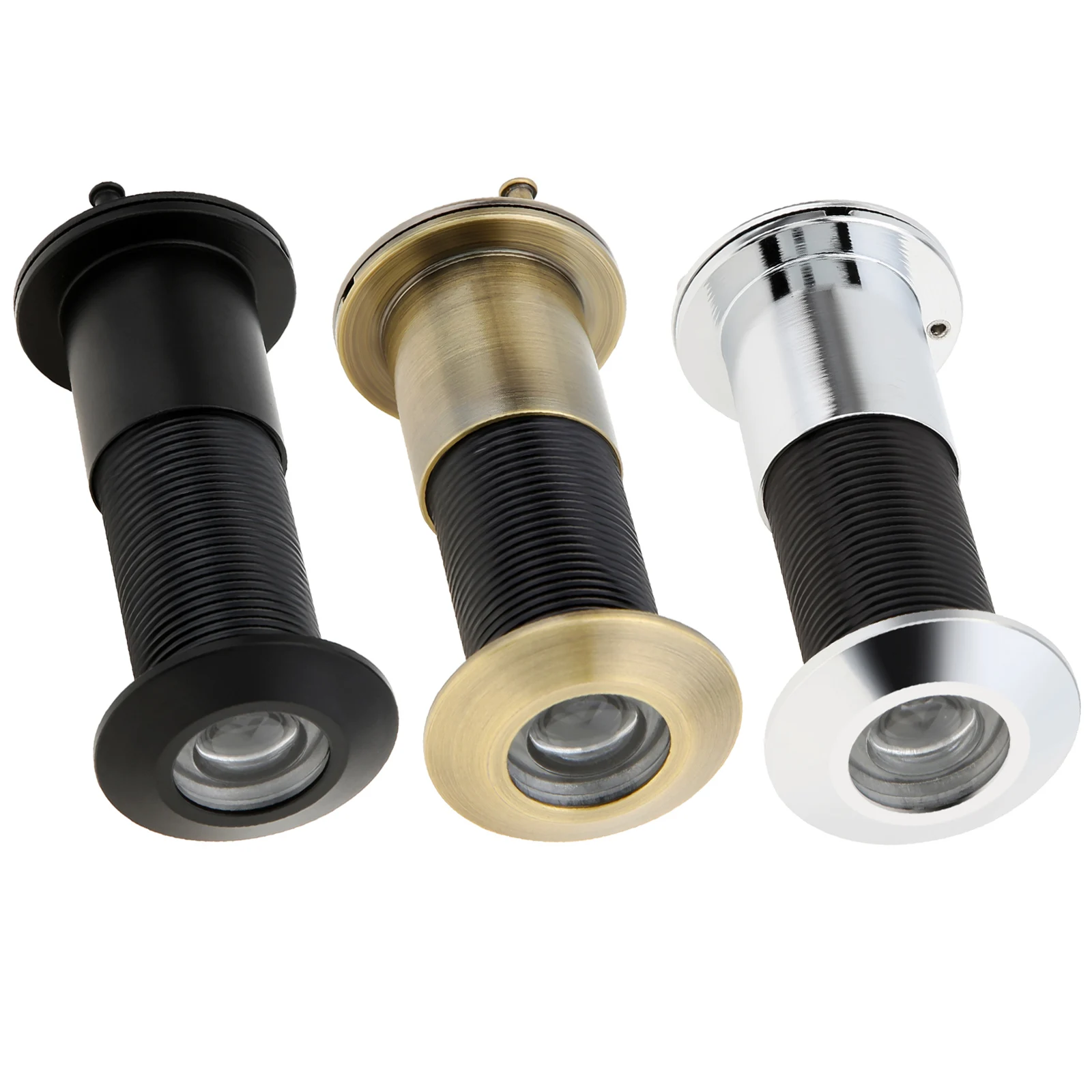 Door Viewers 200 Degree with Rotating Privacy Cover Door Viewer Peephole Zinc for 1.8inch to 3inch Doors