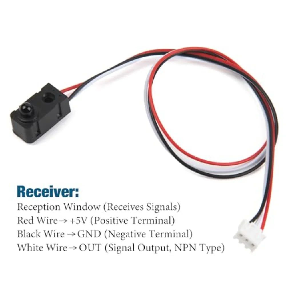 5set FOR IR Break Beam Sensor LEDs Counting Module Split 3MM Photoelectric Switch For IR Break Beam Sensor Module
