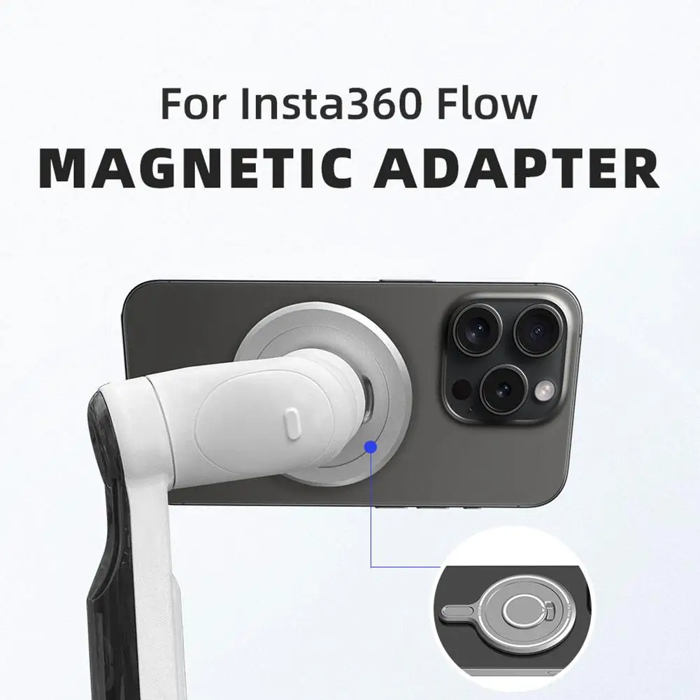 

1 шт. для Insta360 Flow Gimbal магнитное основание адаптера высококачественные противоударные Портативные Аксессуары для спортивной камеры E1q2
