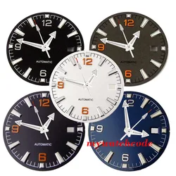 31mm Sterile Watch Dial with Hands Date Window Fit NH35 NH36 Miyota8215 DG2813 ETA2824 2836 PT5000 Automatic Movement