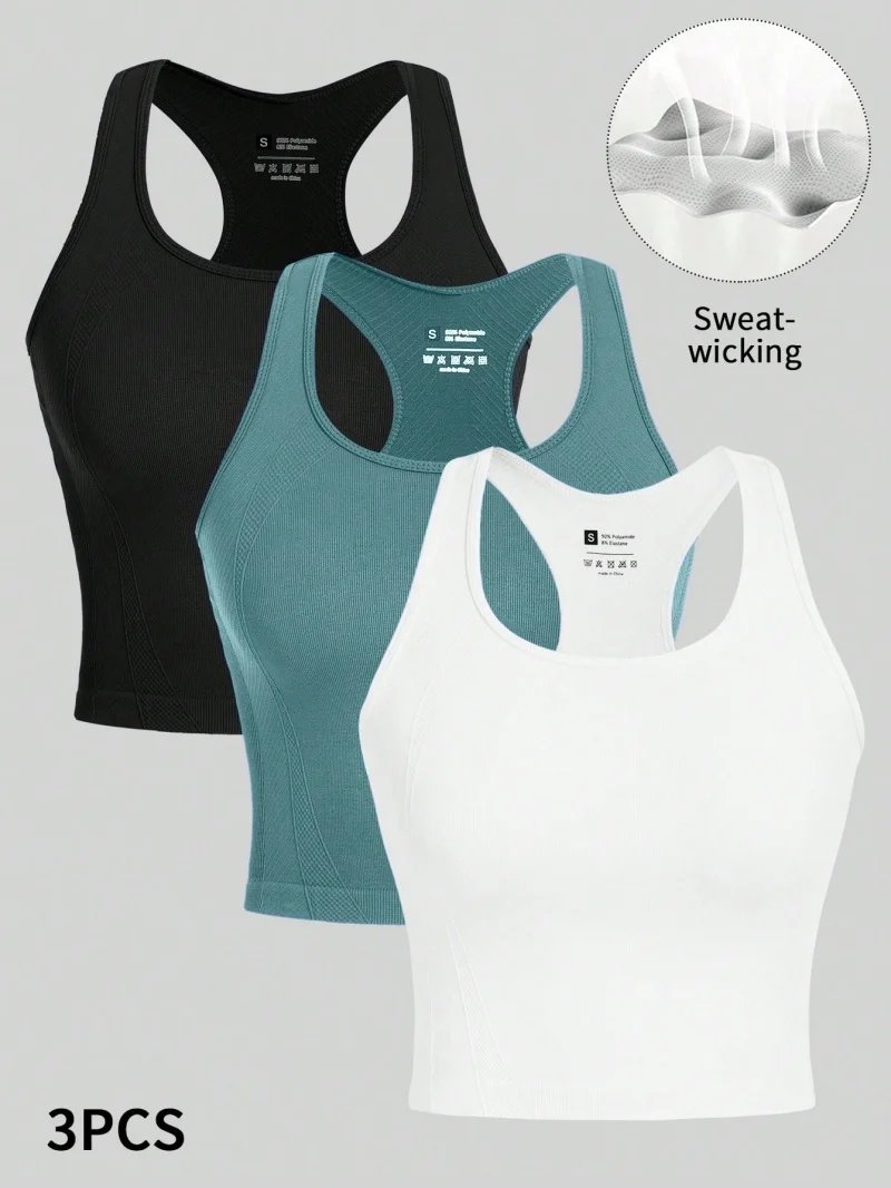 3 Piece Yoga Vest W… - image