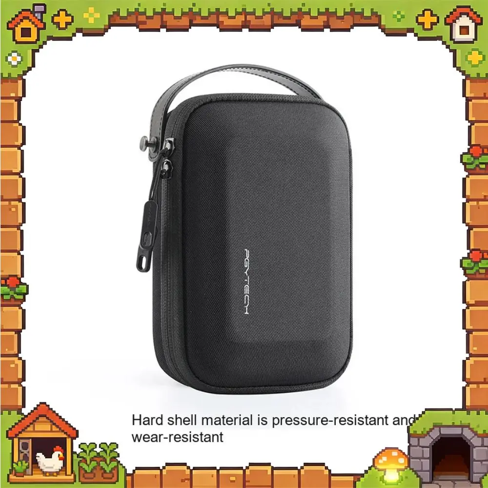PGYTECH Action Camera Carrying Case Mini Portable Protective Hard Shell Storage Bag with Dividers for Camera Battery Accessories