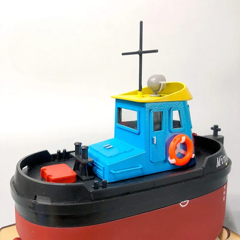 RC Mini3 نوع قارب النار البلاستيك Q نسخة قارب نموذج يمكن أن يكون الكهربائية والتحكم عن بعد زخرفة لعبة مجسمة هدية جمع #4