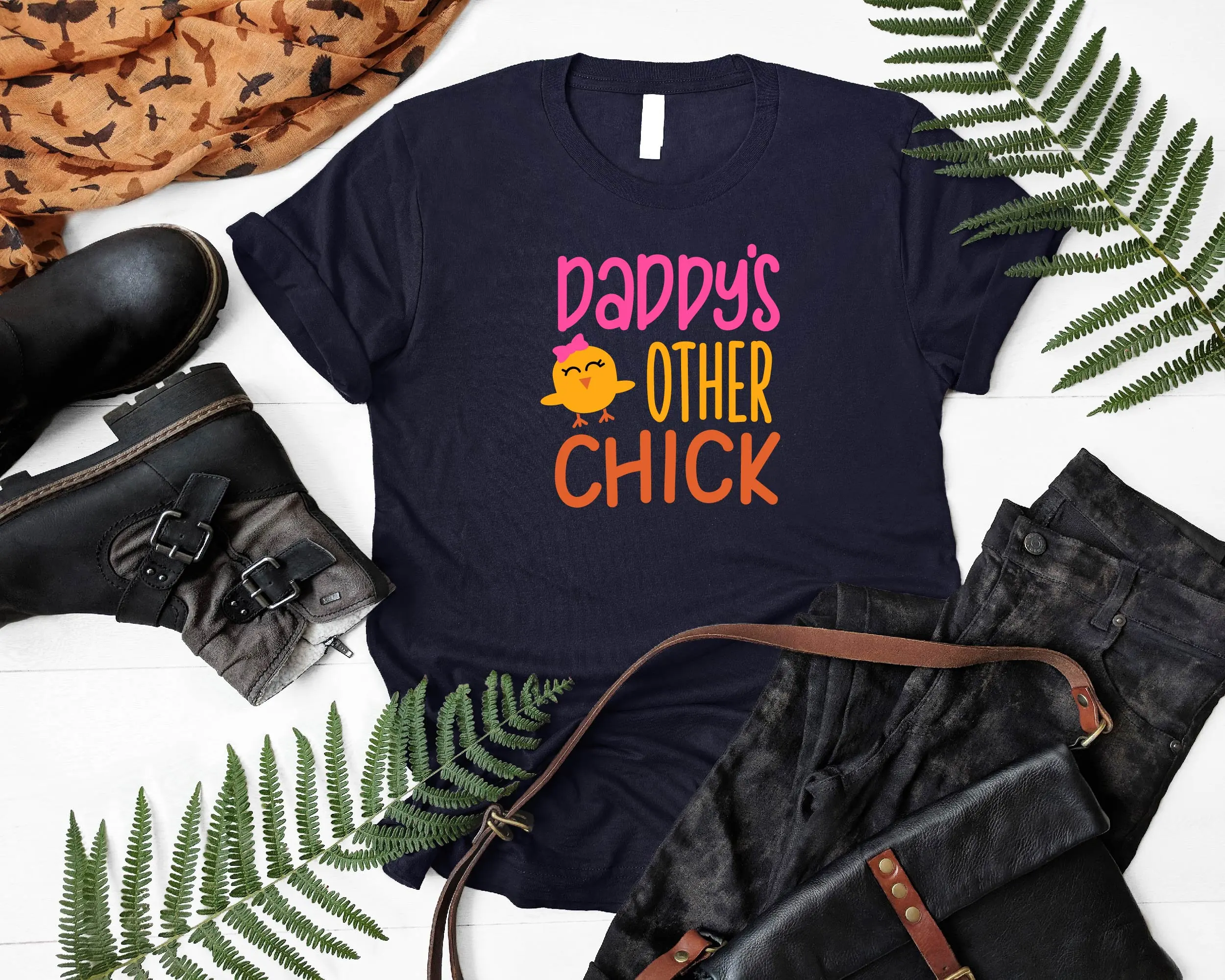 

Daddy's Other Chick T Shirt Dad Joke Daddy Happy Fathers Day For Father SweaT