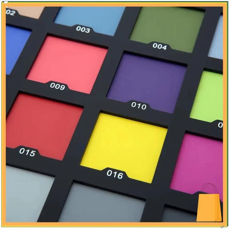 L52A-بطاقة اختبار الألوان لوحة التصوير الفوتوغرافي بطاقة الألوان لموازنة الألوان في لوحة ألوان الصور