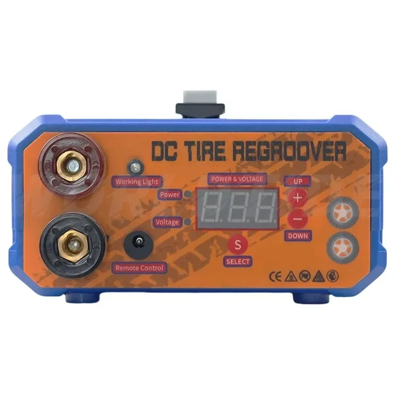 Tire Groover Tyre Grooving Tool Rubber Tire Regrooving Cutter Kit 1000W with 20 Cutting Blades Tire Maintenance Tool