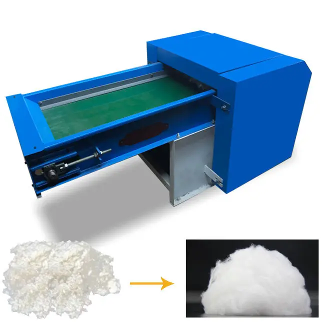 Cheap Professional Cotton Fiber Opening Carding Pillow Cushion Procession Line Fiber Carding Machine Cotton Carding Machine