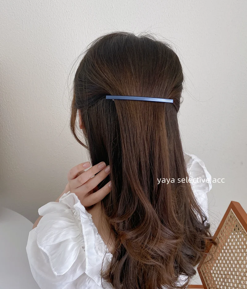 10.5cm Hair Slide Clips for Girls and Women Acetate Hairclip Barrettes French Clips Hair Accessories