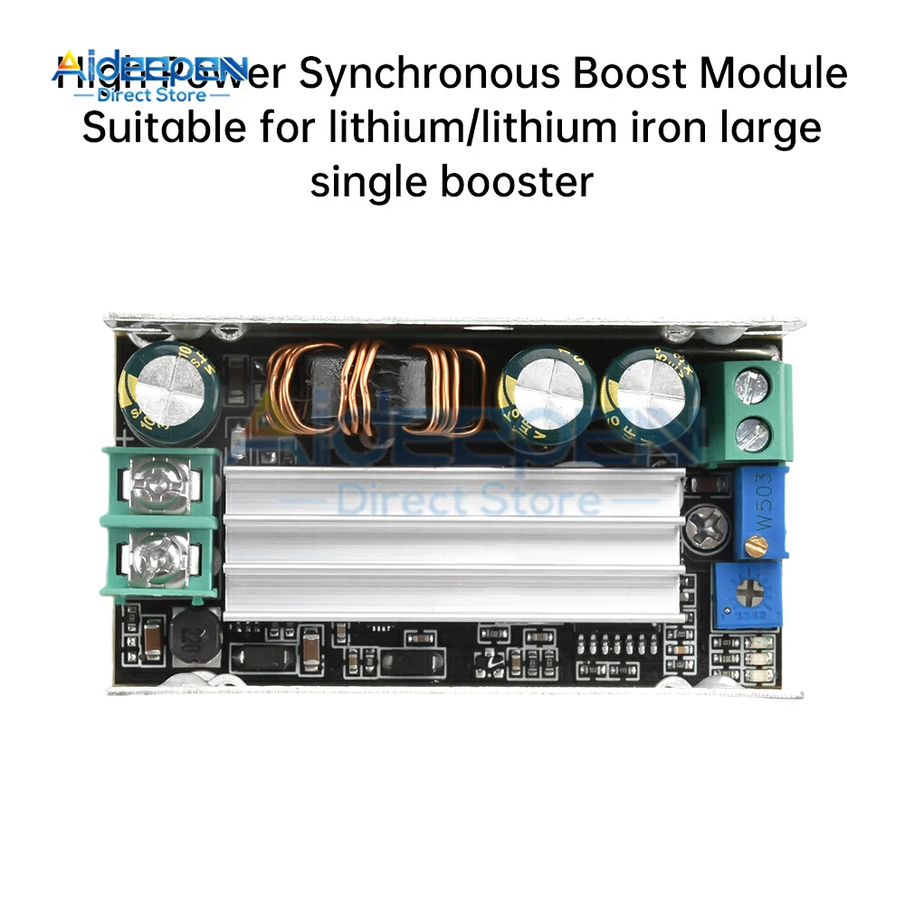 

DC 150W 5A Step-up Boost Converter Constant Current Power Supply 2-24V to 3-30V 5-30V to 6-50V Voltage Charger Step Up Module
