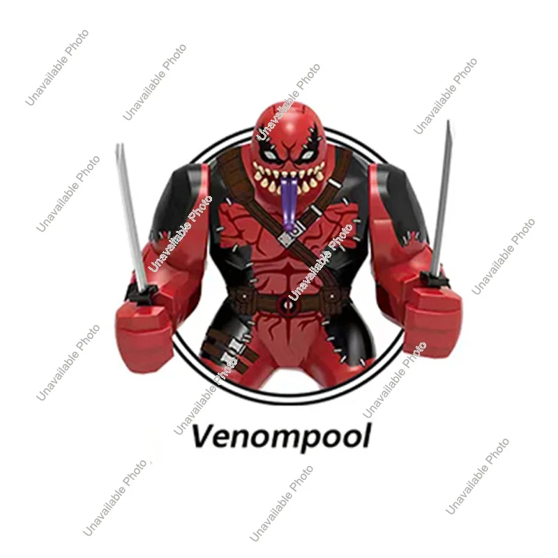 Hot Toys 1PCS Action Figures Deadpool Venompool Pandapool Wolverine Building Blocks toy Series G0172 GH0170 GH0567 GH0568 GH0570