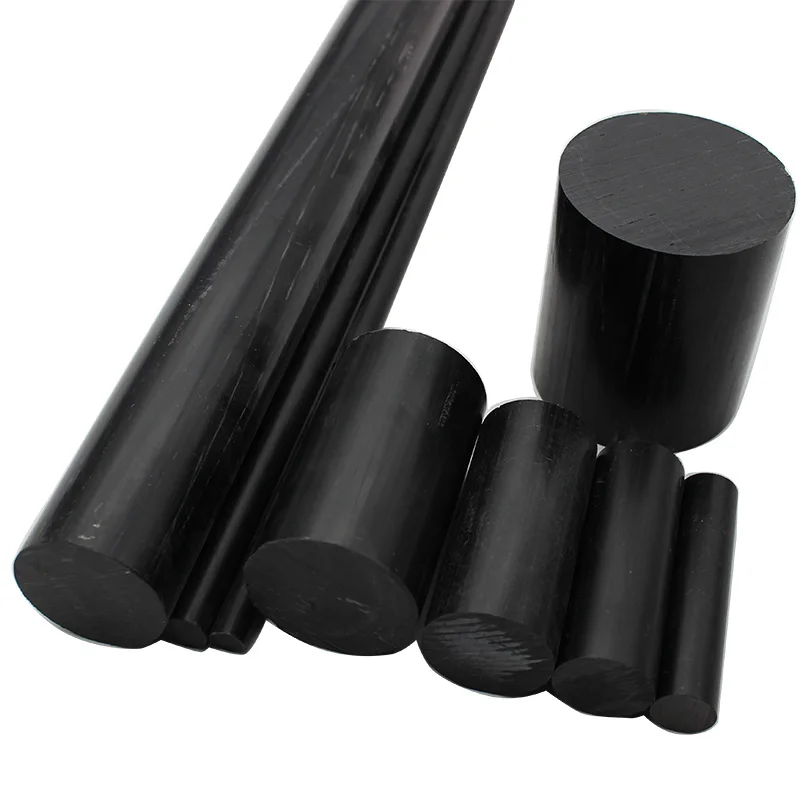 

Black ABS Rod Machinable Plastic Round Bar Stock 6mm 8mm 10mm 12mm 15mm 20mm 25mm 30mm 35mm 40mm 45mm 50mm 60mm 65mm