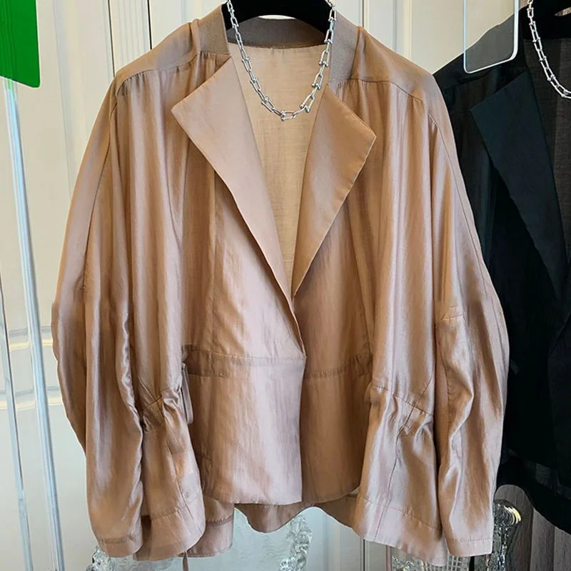 Losse effen kleur, matchende damesoverhemden, grote maten, casual, eenvoudige top met V-hals, dagelijks woon-werkverkeer, zonwerend vest