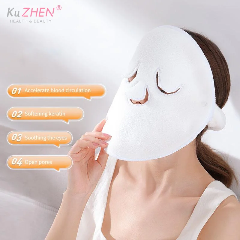 Masques en tissu revitalisants pour le visage, pour compresses chaudes et froides, expérience d'hydratation luxueuse