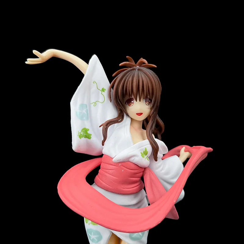 20cm Japan Anime Figure Yuuki Mikan Y-style To LOVE Ru Darkness Standing Position Girl Action Figure Models In retail Box