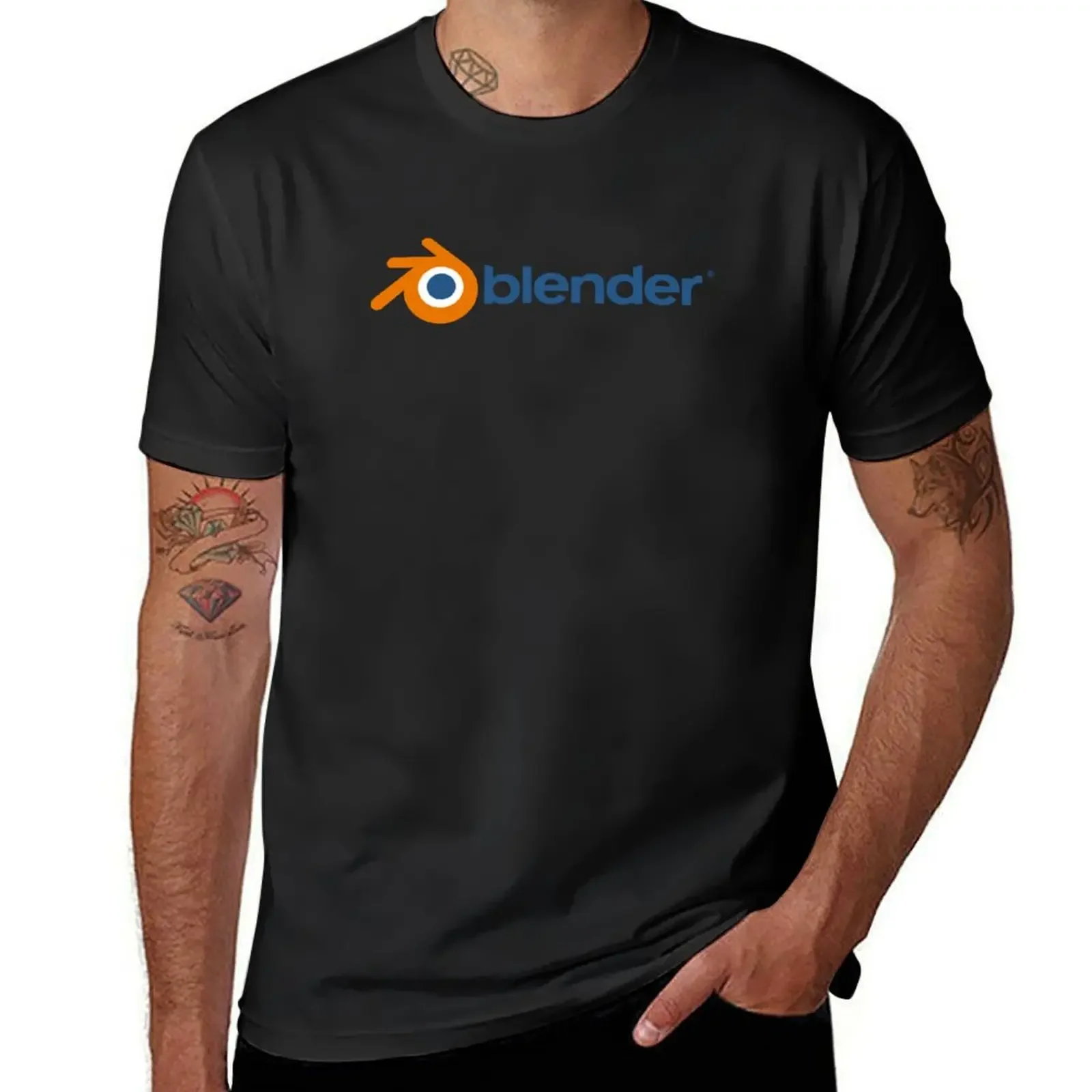 Blender 3D T-Shirt quick drying graphic t shirts oversized t shirt funny t shirts men