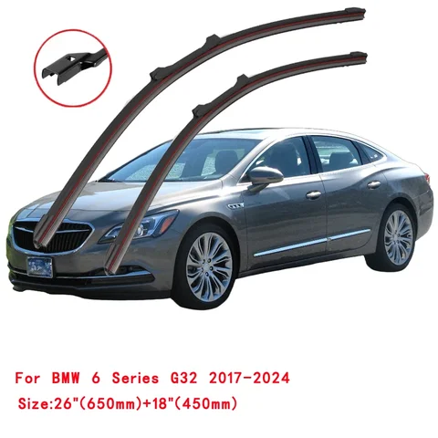 Для Buick Lacrosse 2016-2022: Автомобильные запчасти и аксессуары, двойные резиновые щетки стеклоочистителя