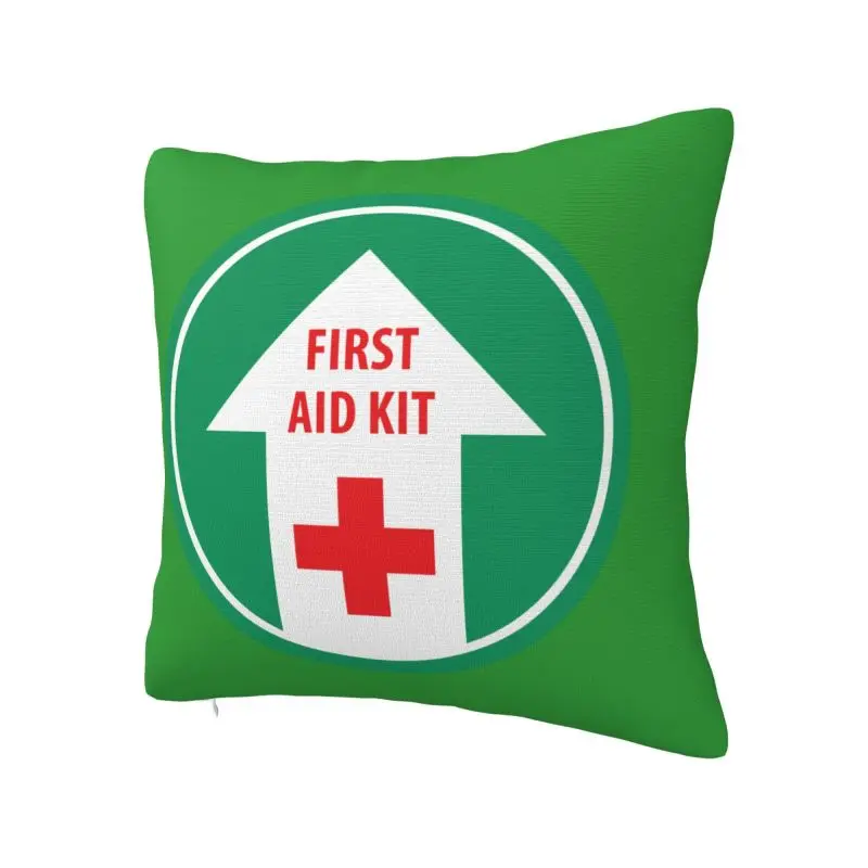 First Aid Emergency Modern Pillow Cover Bedroom Decoration Nurse Chair Cushion