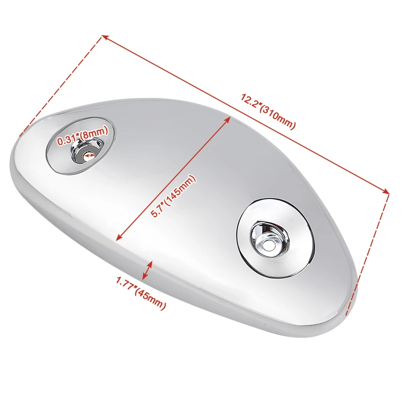 For Suzuki VL400 VL 400 800 VL800 2001-2017 Motorcycle Chrome Air Filter Cleaner Cover Engine Guards Intake Case Covers Parts