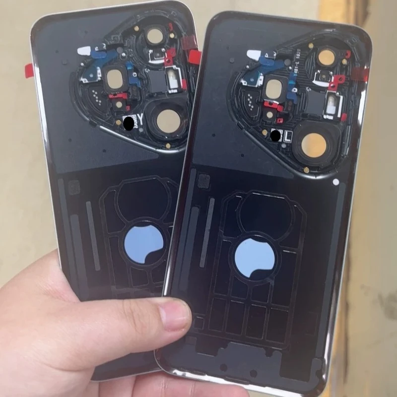Battery Back Cover With Camera Lens Frame For Huawei Pura 80 Pro Plus LMR-AL10 / P80 Pro+ Rear Glass Housing Replacement