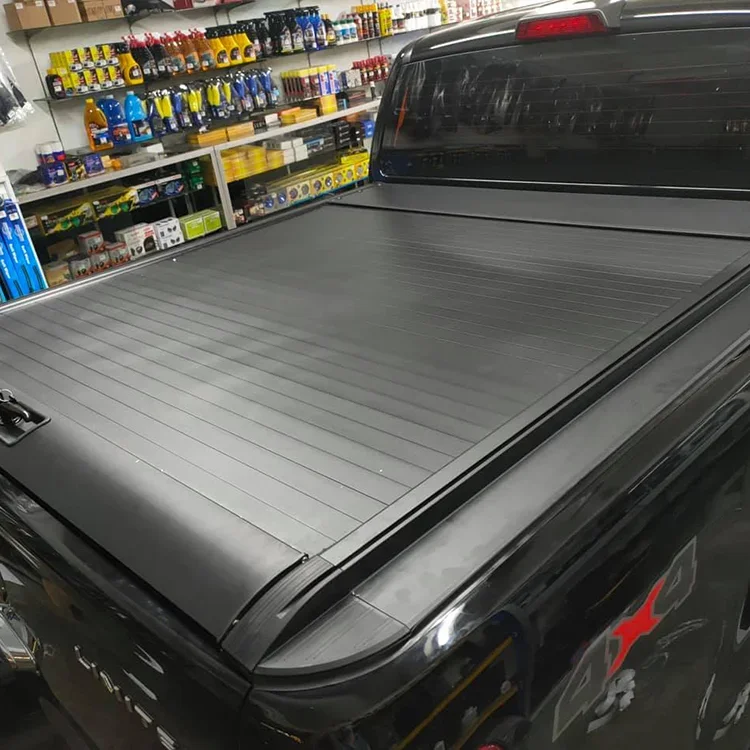 Factory Price Pickup Truck Bed Hard Cover Retractable Tonneau Cover for Ford Ranger XLT/Limited/Raptor