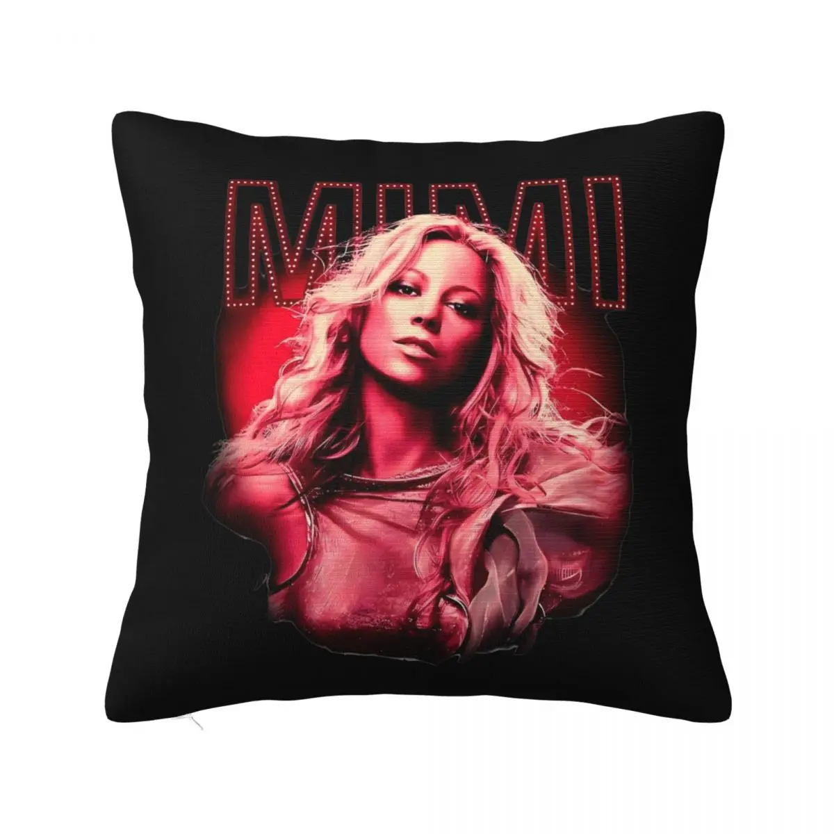 Mariah Carey Square Pillow Covers Polyester Bed Car Mimi Music Cushion Case Cool Pillow Cover 40*40