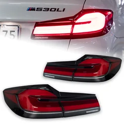 AKD LED Car Lights for BMW 5 series G30 Tail Light 2017-2020 G38  F90 525i 530i Led Rear Lamp Stop Animation DRL Signal Automotive Accessories