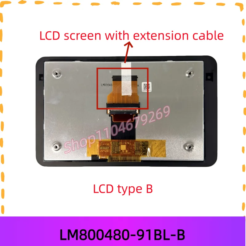 LM800480-91BL-B LCD display screen for CFMOTO 800MT Motorcycle Instrument Display Screen Assembly