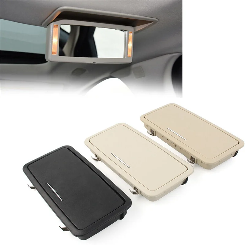 Rear Row Vanity Mirror Makeup Mirror with Lights for Jaguar XJ 2010-2019 C2D19845PVJ C2D19845NUG Black jasmine