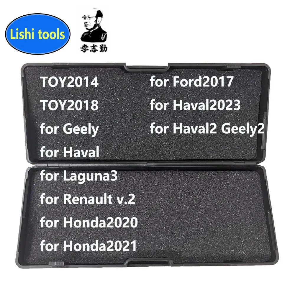 Lishi Tool 2 in 1 TOY2014 TOY2018 for Renault V.2 Laguna3 for Geely Haval for Haval2 Geely2 for Ford2017 for Honda2020 Honda2021