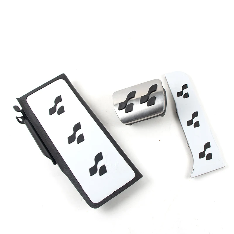 Stainless Steel Automatic Foot Pedals AT Pedal Metal Accelerator Brake Pedal For VW Passat B6 B7L CC R32 R36 Sharan