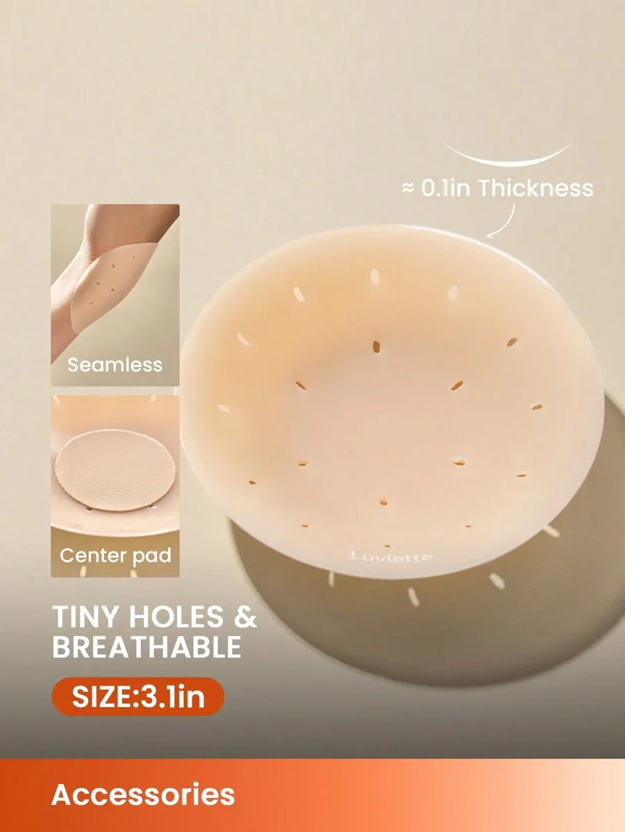 

Бесшовные дышащие клейкие накладки на соски с мелкими отверстиями, размер 3,1 дюйма