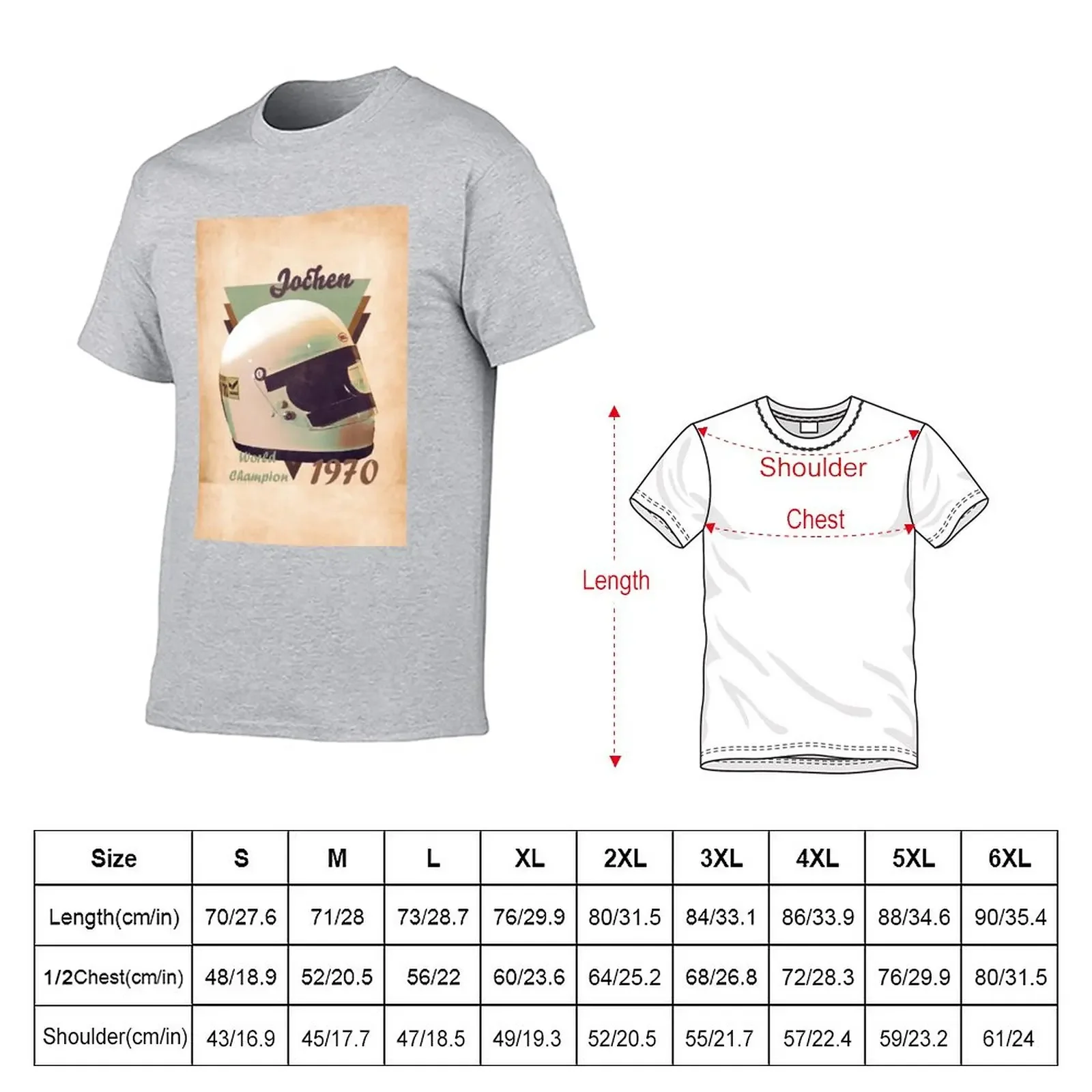 Jochen Rindt's helmet T-Shirt Aesthetic clothing animal prinfor boys plus sizes t shirts for men pack