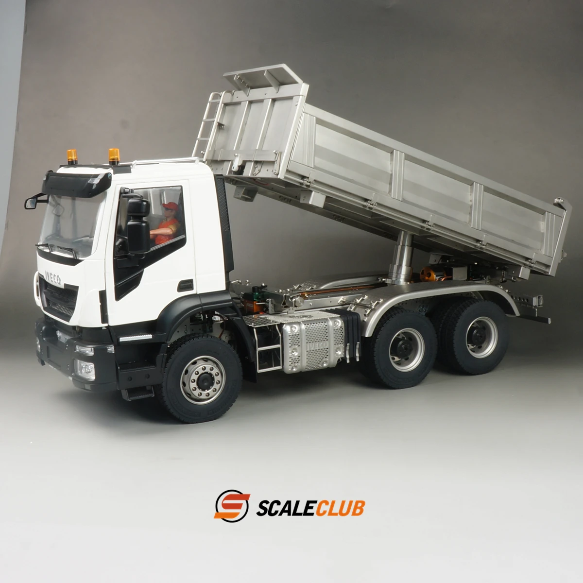 Scaleclub RTR-Lieferversion 1/14 6x6 vollmetall hydraulischer 3-Wege-Muldenkipper-LKW-Modell