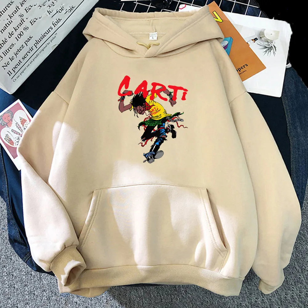 

Playboi Carti Hip Hop Streetwear Hoodies RIP Rapper Graphic Printing Sweatshirt for Fans Long Sleeve Male Cartoon Pullovers Tops