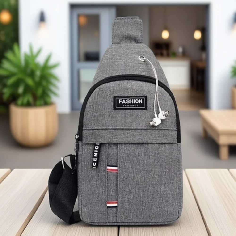 

Versatile Messenger Bag Large Capacity Sports Cycling Bag Multi-functional Chest Bag for Men Women