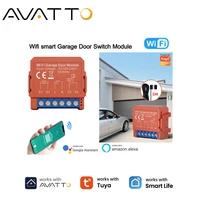 AVATTO Tuya WiFi inteligente módulo de puerta de garaje interruptor controlador de abridor de puerta aplicación Smart Life Control remoto por voz y Alexa Google Home