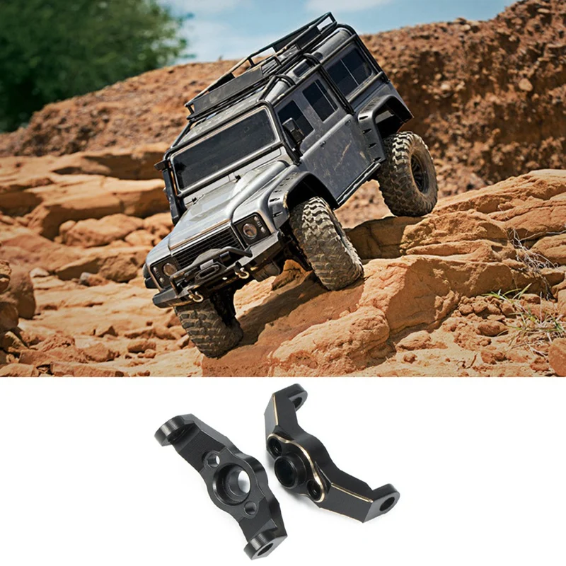 Para simulação de 1/18 TRX-4M de blocos de rodízio de atualização de bronze de carro de escalada, kits de peças de acessórios modificados e atualizados